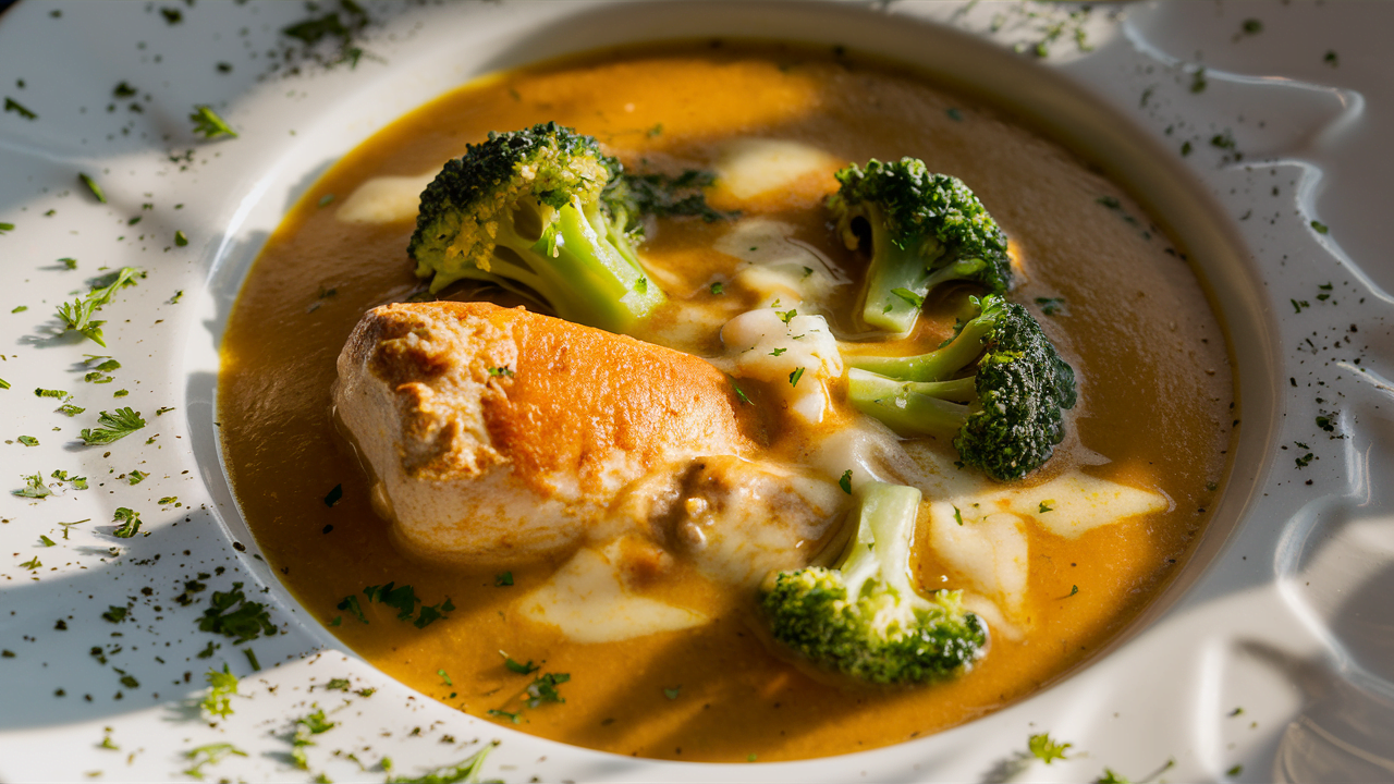 chicken broccoli cheese soup