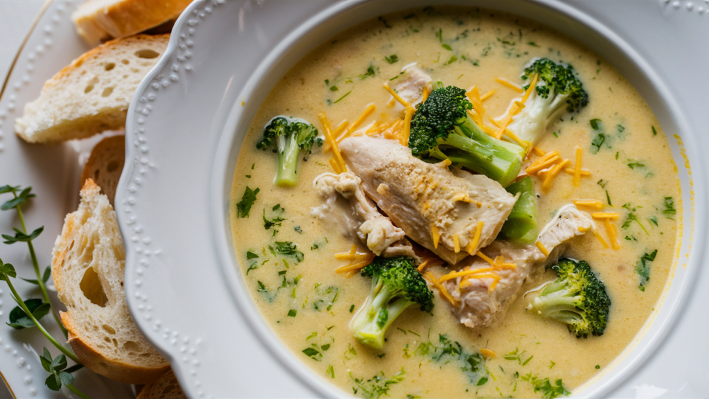 chicken broccoli cheese soup