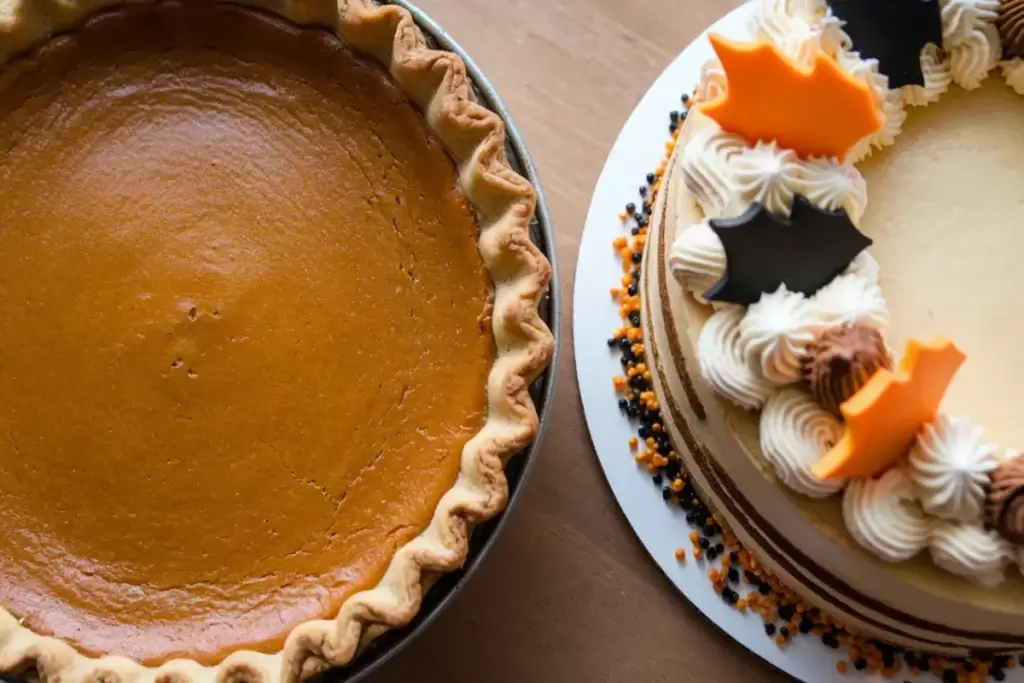 Is pumpkin pie a pie or a cake?