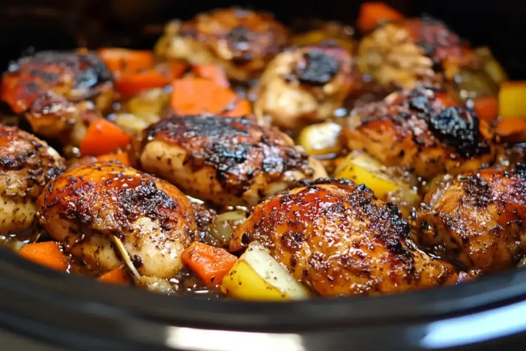 Does cooking chicken in the crockpot longer make it more tender?