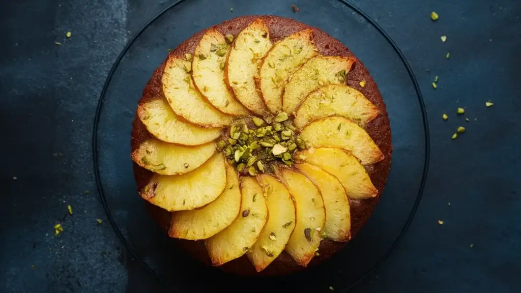 Pineapple Pistachio Cake