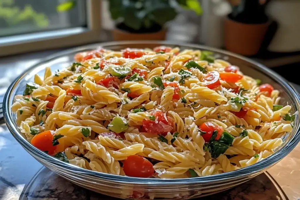 How do you make pasta salad not soggy?